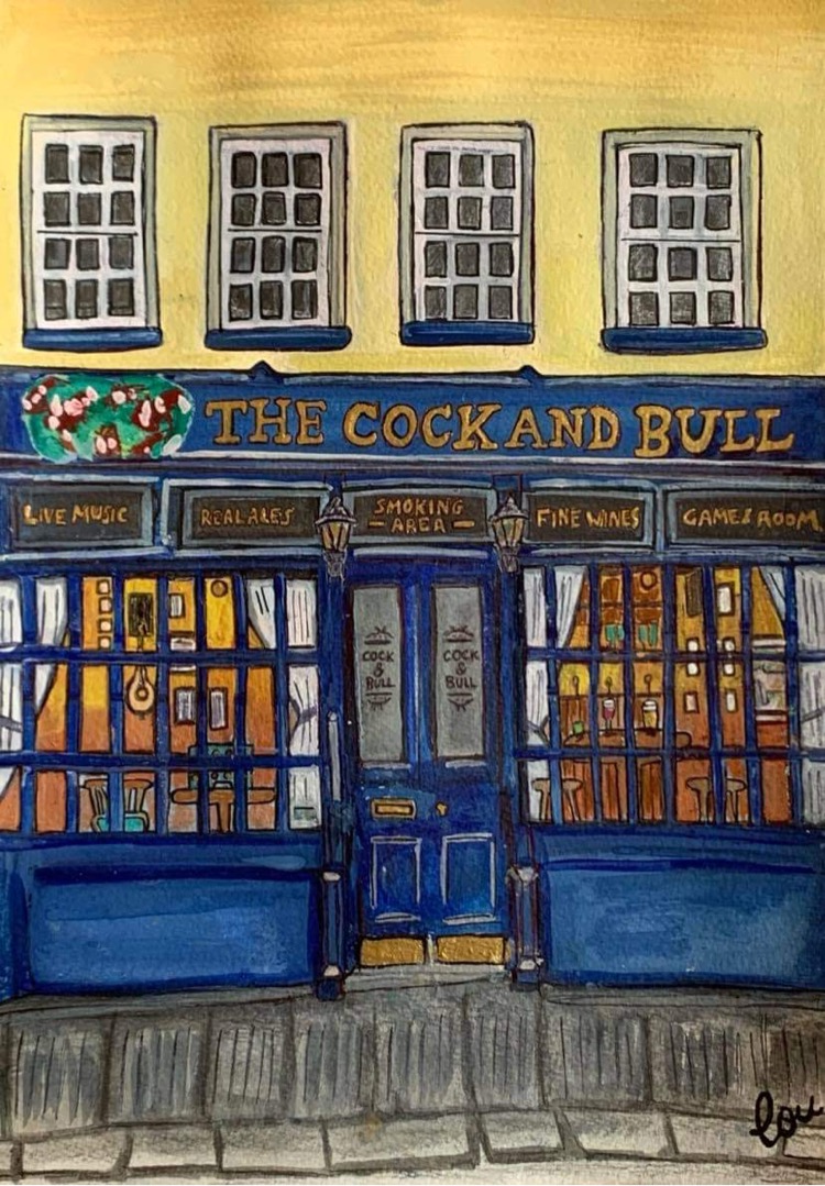 Paint a Pub Mini with Guernsey Pubs - Louise Le Pelley